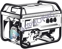 Бензиновый генератор ЗУБР СБ-8000Е-3